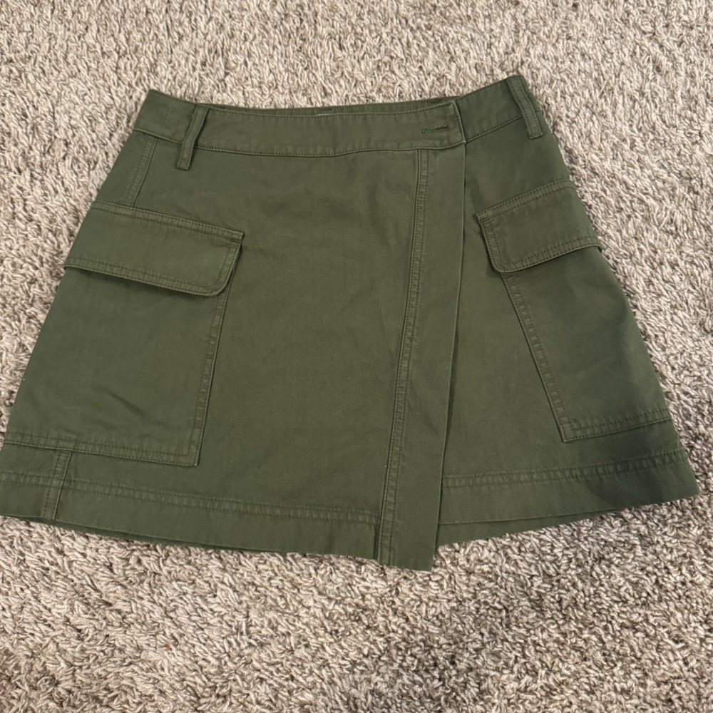 Olive Green Women's Skirt